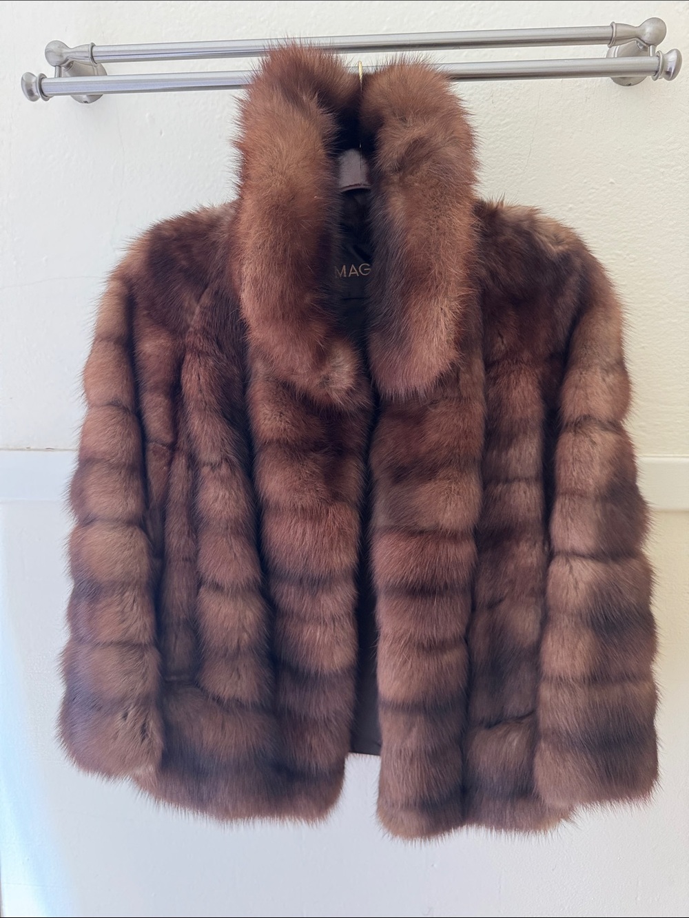 I Magnin Sable Fur Coat